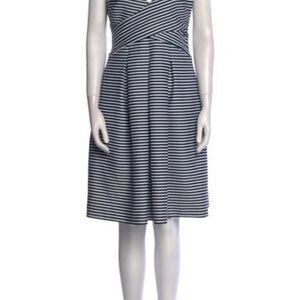 Navy and White Striped Dress wonderful condition